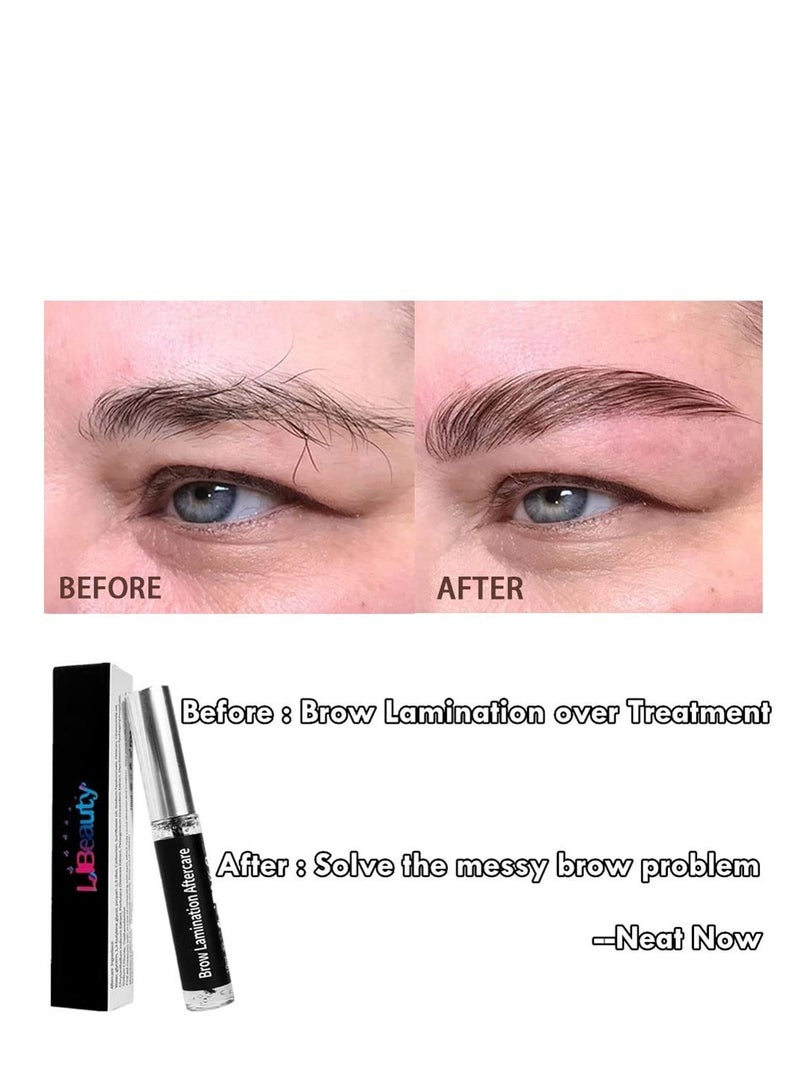 Libeauty Brow Lamination Aftercare, Eyebrow and Eyelash Lift Conditioner, Lash Perm Nutrition, Keratin Filler Saves Burning Lashes & Brows, Fixing Gel for Lifting/Tint/Wax Treatment| 100-Day Supply  - Image 3