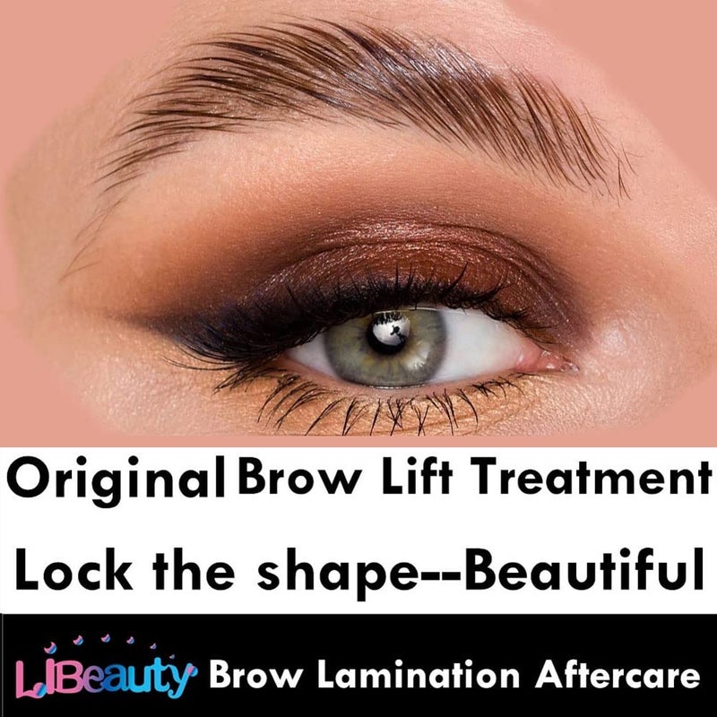 Libeauty Brow Lamination Aftercare, Eyebrow and Eyelash Lift Conditioner, Lash Perm Nutrition, Keratin Filler Saves Burning Lashes & Brows, Fixing Gel for Lifting/Tint/Wax Treatment| 100-Day Supply - Image 5