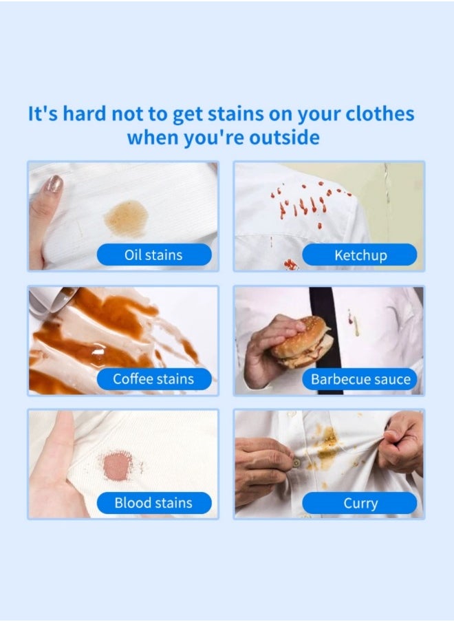 POWER CLEAN POWER CLEAN  24 pices Disposable Portable Clothes Decontamination Wipes   Emergency Oil Cleaning Wipes  - Image 2