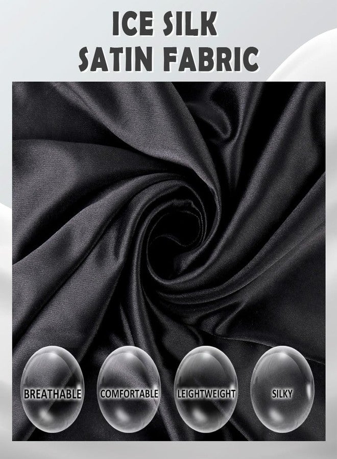 Ladiery Silky Satin Shawls and Wraps for Women Evening Dress, Lightweight Long Bridal Elegant Bright Wedding Stole - Image 5