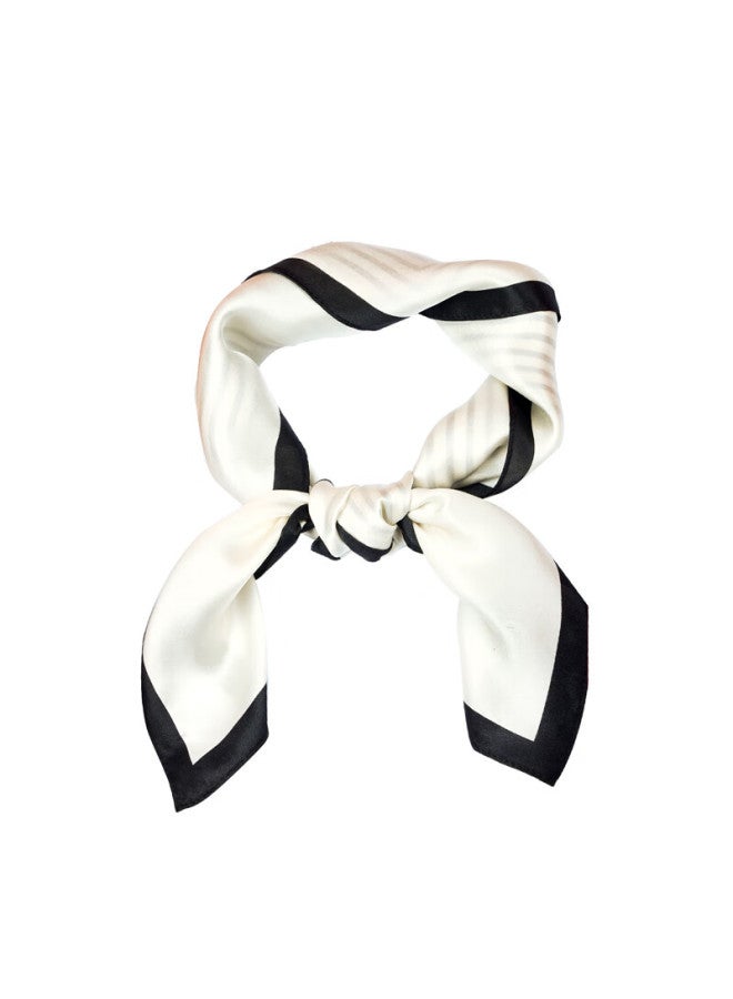 ZOOLER Juer High-end Women's Mulberry Silk Square Scarf Practical Gift For Women's Day Birthday For Mom And Elders - Image 5