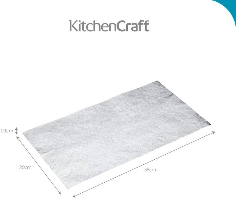 KitchenCraft Fat Absorbing Grill Liners, Pack of Ten, 30x20cm, Bagged with Insert Upgraded quality - Image 4