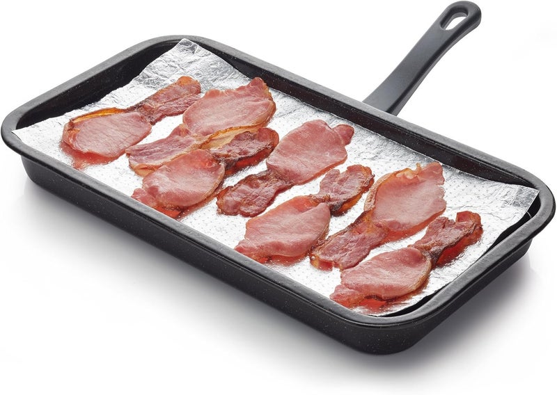 KitchenCraft Fat Absorbing Grill Liners, Pack of Ten, 30x20cm, Bagged with Insert Upgraded quality - Image 1