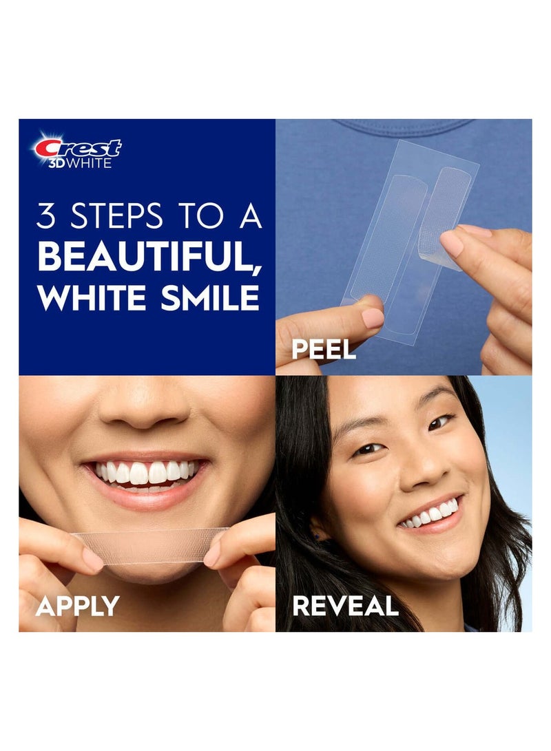 Crest 3D Whitestrips, 1 Week Smile Transformation, Whitestrips 3D White, Teeth Whitening Strip Kit, 14 Treatments (Each with 1 Upper/1 Lower), 28 Strips - Image 4