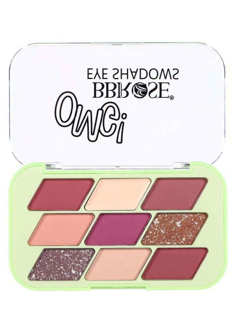 BBROSE Professional 9-Pan Colour Icon Eyeshadow Palette Multicolour Set C - 01 - Image 1
