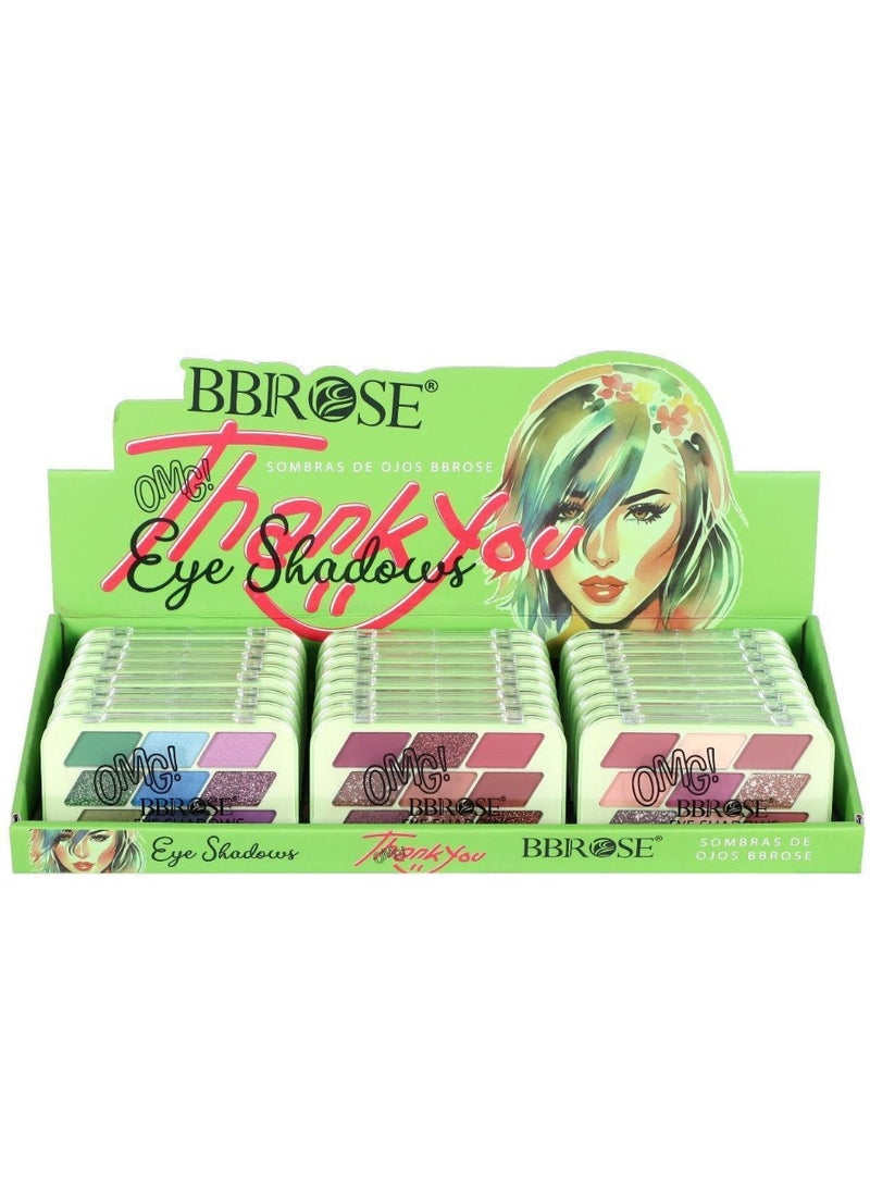 BBROSE Professional 9-Pan Colour Icon Eyeshadow Palette Multicolour Set C - 01 - Image 2