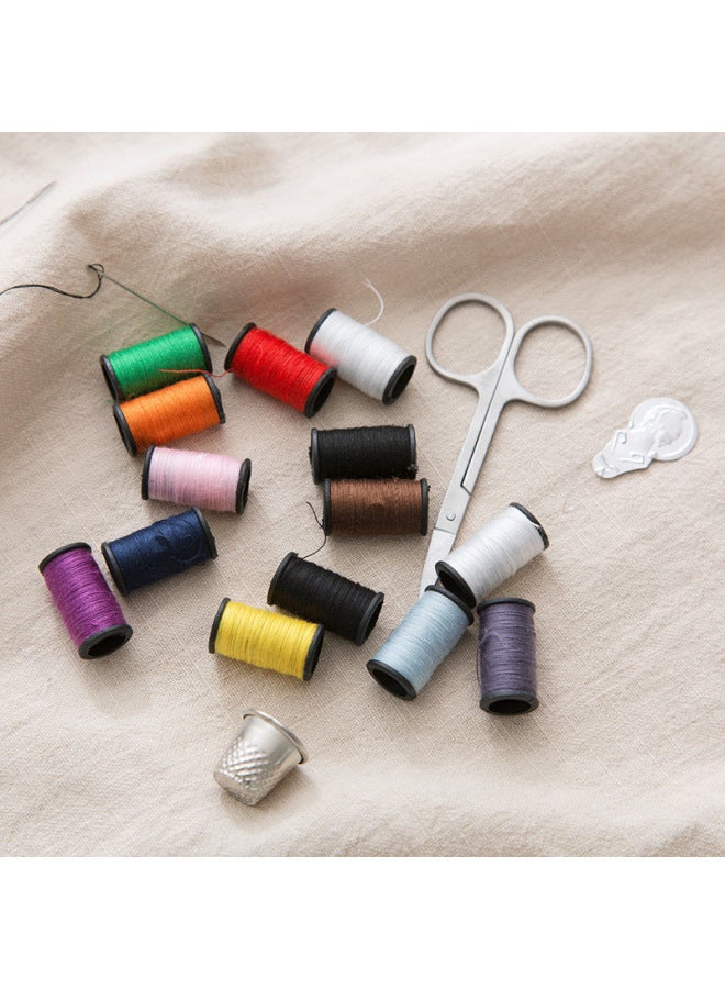 (Special For Daifa) Hand Sewing Tools Travel Sewing Box 10 Pieces Suit Household Portable Sewing Box-Color:4*6 Square Black*5 Pairs - Image 4