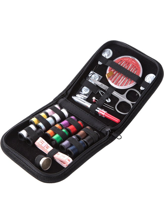 (Special For Daifa) Hand Sewing Tools Travel Sewing Box 10 Pieces Suit Household Portable Sewing Box-Color:4*6 Square Black*5 Pairs - Image 1