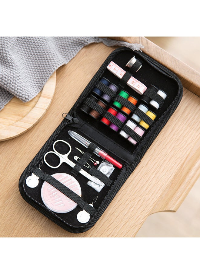 (Special For Daifa) Hand Sewing Tools Travel Sewing Box 10 Pieces Suit Household Portable Sewing Box-Color:4*6 Square Black*5 Pairs - Image 3