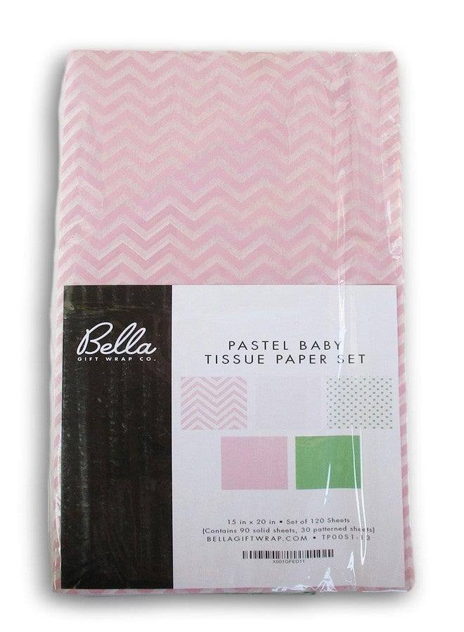 Show-Offs Gift Wrapping Tissue Paper - 120 Sheets - 15 x 20 Inch (Girl Pastel Baby - Image 3