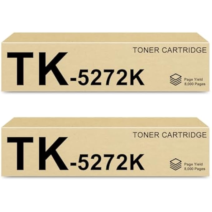 TK-5272K TK5272 TONER CARTRIDGE TK5272K TK-5272 REPLACEMENT FOR KYOCERA TK-5272K BLACK TONER CARTRIDGE 1T02TV0US0 FOR ECOSYS M6235CIDN ECOSYS M6630CIDN ECOSYS M6635CIDN ECOSYS P6230CDN PRINTER - Image 1