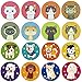 Hohamn Dog and Cat Stickers for Kids16 Designs 1000 Pcs Dog Cat Cartoon Labels Stickers for Birthday Party FavorsSchool RewardScrapbooking - Image 2