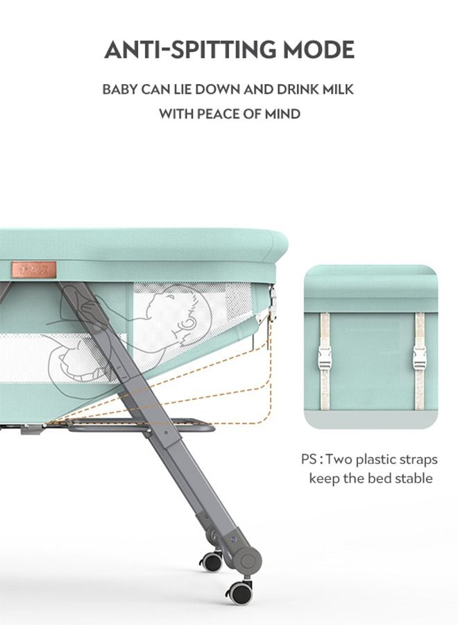 Star Core Baby Cots, Cradles & Bassinets Green 93*55*77cm - Image 4