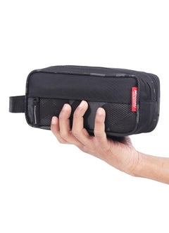 SaleOn SaleOn Large Size Pencil Case Holder Pouch Cover Bag Pen Bag Marker Stationary Pouch Case 3 Zipper Stationery Case Pen Holder Cases Pen Bag Big Size -Black  - Image 4