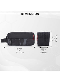SaleOn SaleOn Large Size Pencil Case Holder Pouch Cover Bag Pen Bag Marker Stationary Pouch Case 3 Zipper Stationery Case Pen Holder Cases Pen Bag Big Size -Black  - Image 2