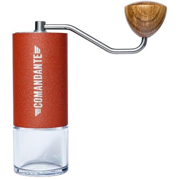 COMANDANTE Mk40 Manual Coffee Grinder  HighPrecision Nitro Blade Stainless Steel Burrs Portable Design  Ideal For Espresso Pour Over And French Press Capacity 40 Grams Color Liquid Sunset - Image 2