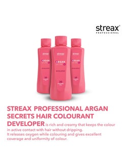 Streax Professional Argan Secret Hair Colourant Developer, Cream Developer for Rich Hair Colour, 20 Volume (6%), 250ml  - Image 5