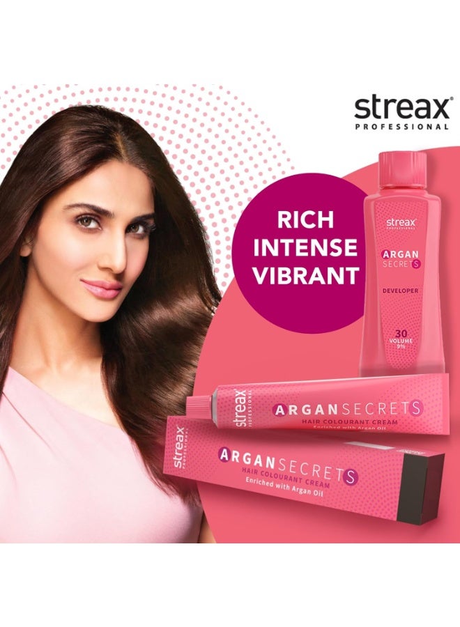 Streax Professional Argan Secret Hair Colourant Developer, Cream Developer for Rich Hair Colour, 20 Volume (6%), 250ml - Image 4