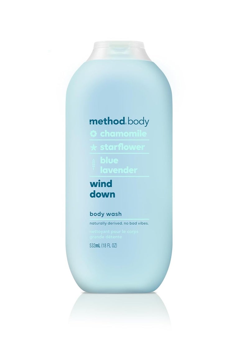 Method Method Body Wash, Wind Down, Paraben and Phthalate Free, 18 oz (Pack of 1) - Image 1