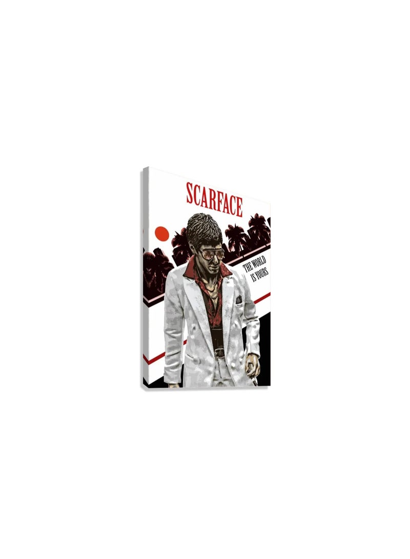 TNESSENTIAL SCARFACE CANVAS POSTER - Image 4