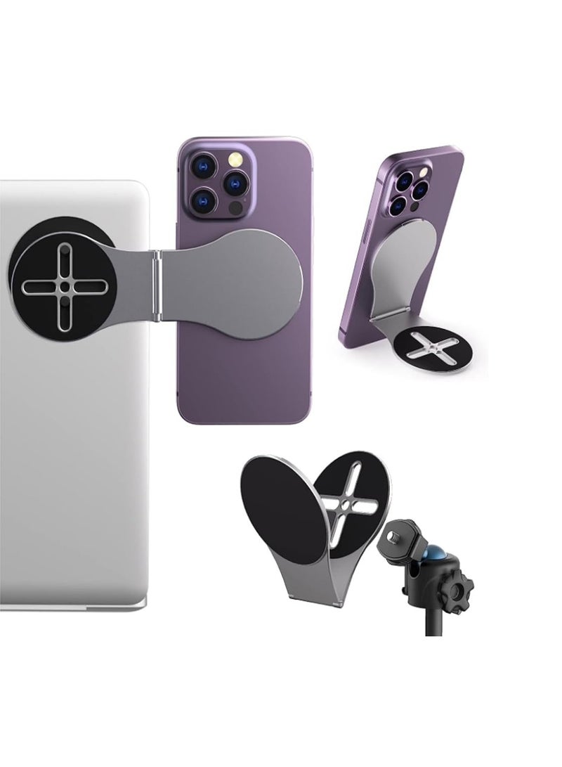 Captaintech Magnetic Phone Holder for Laptop, Computer Monitor Side Mount Clip - Image 1