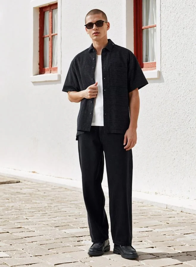 Lee Cooper Lee Cooper Textured Regular Fit Shirt