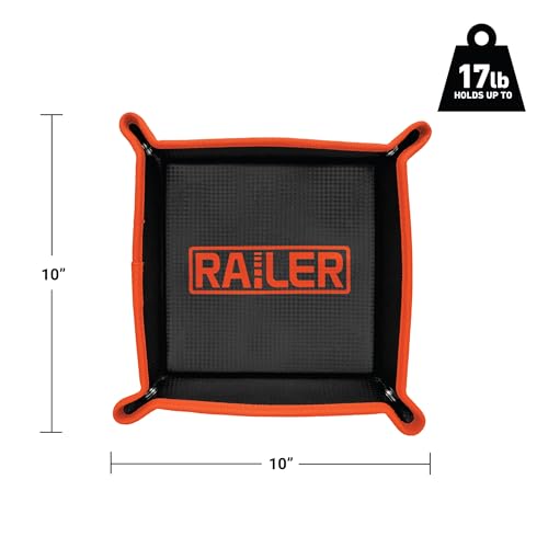 Railer MagMat Tray | Premium Magnetic Tool & Parts Tray. Durable Non-Slip Magnetic Tray Holds Up to 17lb | Efficient Tool Organizer for Workshop & Garage - Image 3