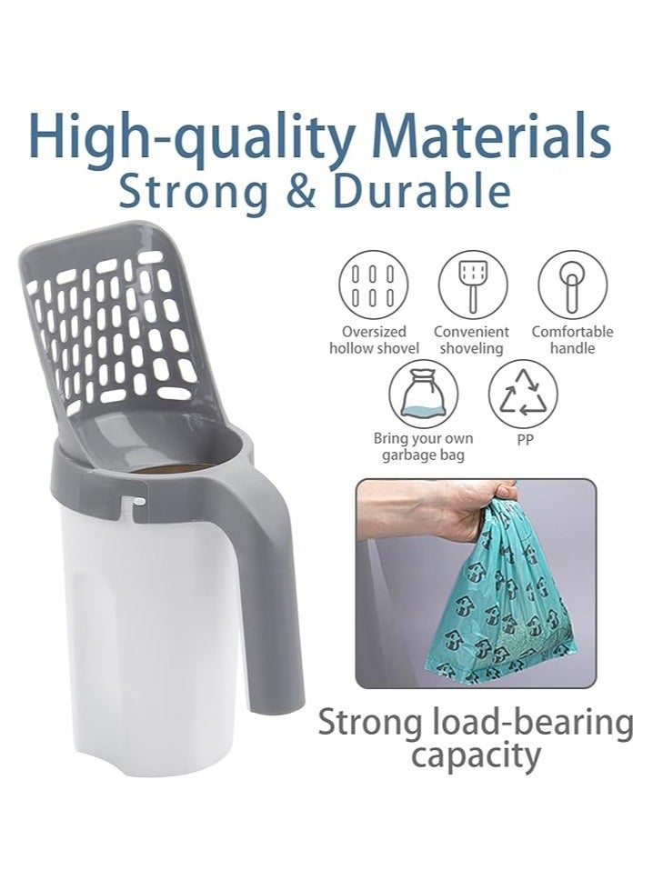 Generic Cat Litter Scoop with Bag Holder – Includes 4 Free Bags – Durable, Easy-to-Use Scoop for Fast and Mess-Free Litter Cleanup – Perfect for Cat Owners, Includes Convenient Holder for Storage and Disposal - Image 3