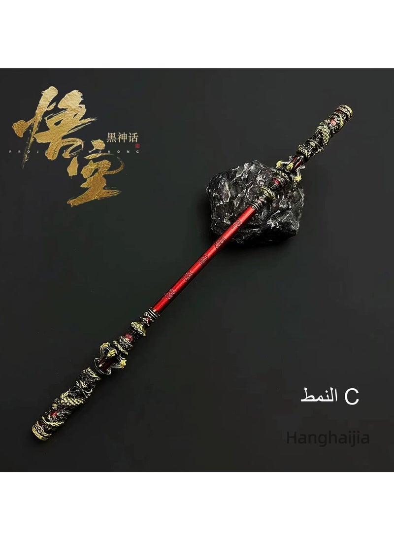 Hanghaijia Black Myth WuKong Game Props Ruyi Golden Cudgel,Pilgrimage to The West Eripheral Game Model Monkey King Staff  - Image 1