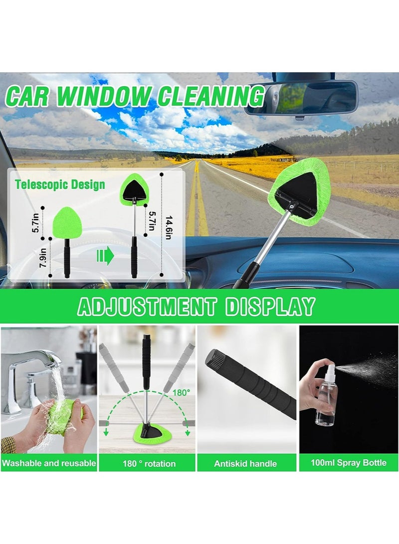 17Pcs Car Cleaning Kit,Car Interior Detailing Kit with High Power Handheld Vacuum,Detailing Brush Set,Windshield Cleaning Tool,Microfiber Applicator,Towels,Complete Car Cleaning Supplies - Image 4