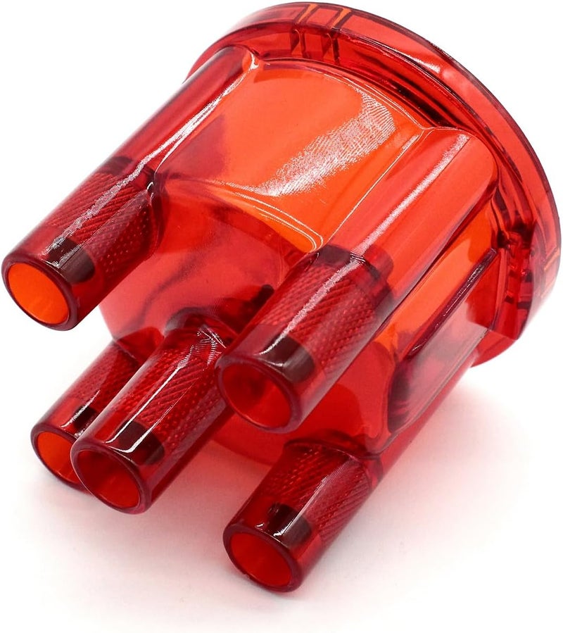 Premium Plastic Distributor Cap for Bus Ghia, Resists Harsh Weather Improves Vehicle Performance with Transparent Distributor Cap (Red) - Image 5
