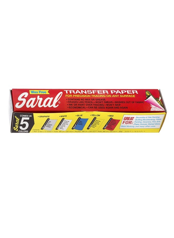 Saral Transfer (Tracing) Paper Graphite All-Purpose 12 1/2 in. X 12 Ft. Roll (RL Graphite) - Image 2