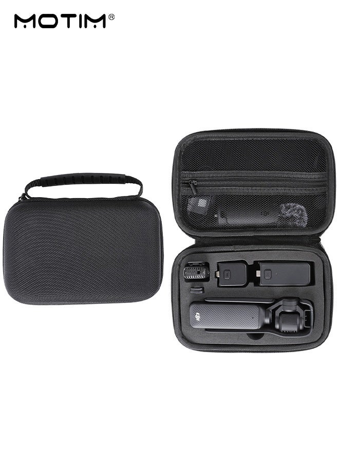 Motim Carrying Case for DJI Osmo Pocket 3, Portable EVA Hard Protective Storage Bag Travel Bag for DJI Osmo Pocket 3, Water-Resistant Shockproof Bag with Hand Straps - Image 1