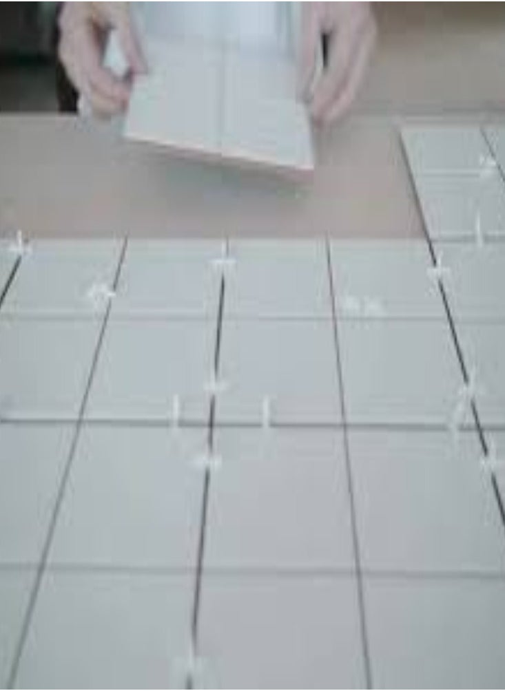 KNP - KNP 100PCS Tile Spacers in 4mm are essential tools for achieving precise and uniform spacing between tiles during installation. - Image 1