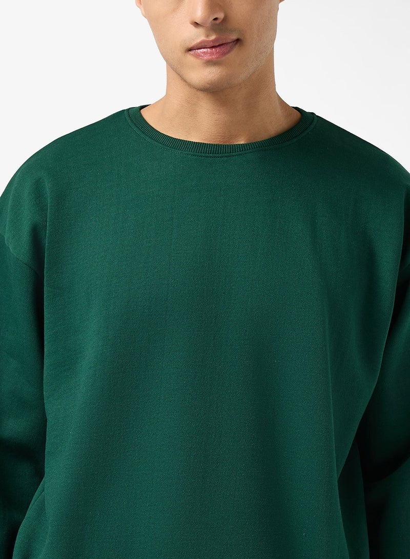 Seventy Five Graphic Crew Neck Pullover Oversize Sweatshirt - Image 3