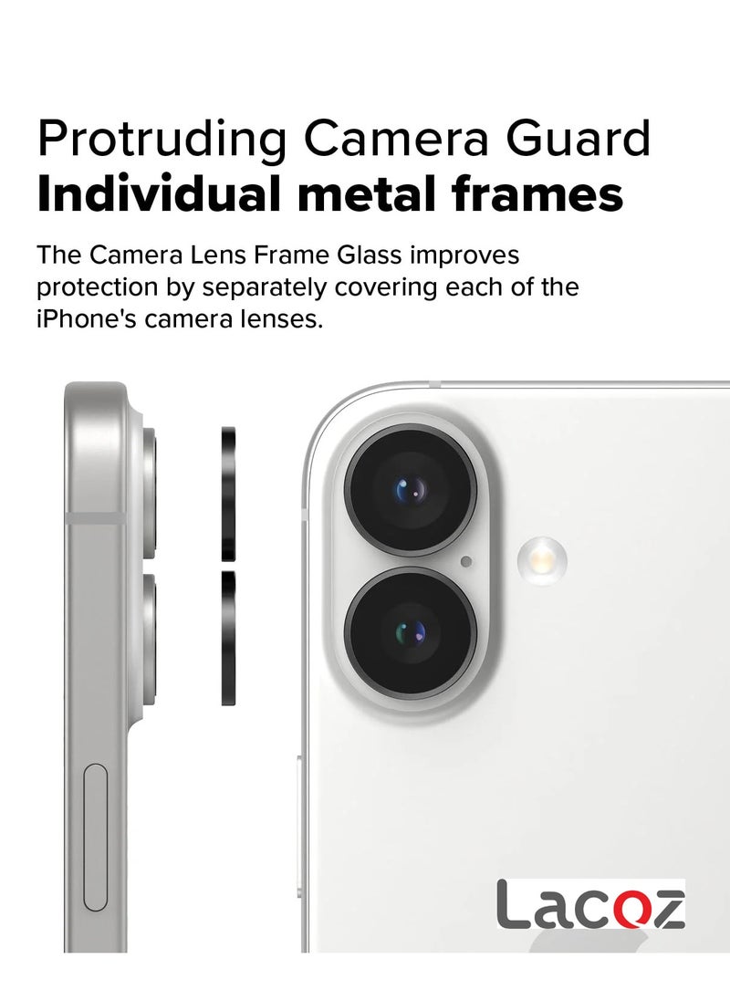 Lacoz - Lacoz Camera Lens Protectors for iPhone 16 Desert Titanium - Image 1