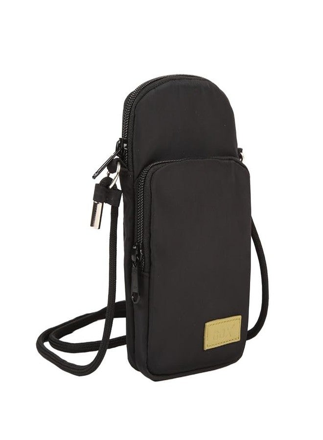 GOX Crossbody Bag for Women Small Size Cell Phone Wallet Purse for Travelling with Adjustable Straps, Travel Purse Shoulder Bag for Women Men (Blackness) - Image 1