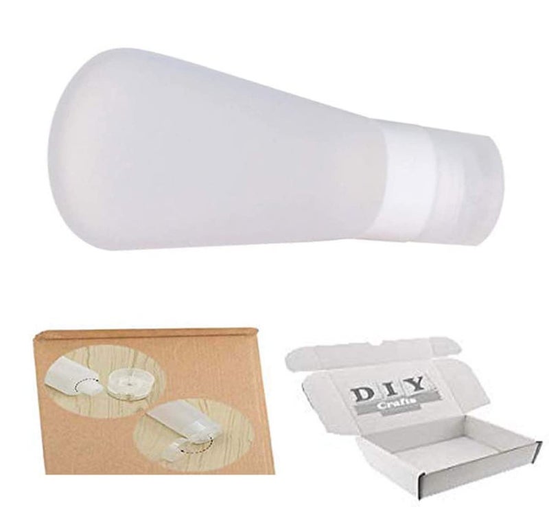 DIY Crafts DIY Crafts Pack of 40 Pcs Flip Cap Clear Empty Squeeze Bottle Combo Of Empty Refillable Travel Plastic Matte Flip Cap Cosmetic Body Ha Pack of 40 Pcs Flip Cap Clear  - Image 1