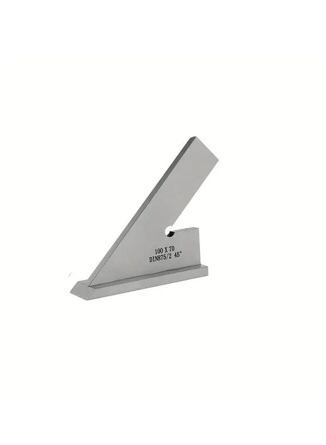 45 Degree Miter Square Machinist Engineer Square With Base DIN 875 2 Angle Ruler Hardened Steel 100x70 120x80 150x100 200x130mm Model 39.37inchx27.56inch - Image 1