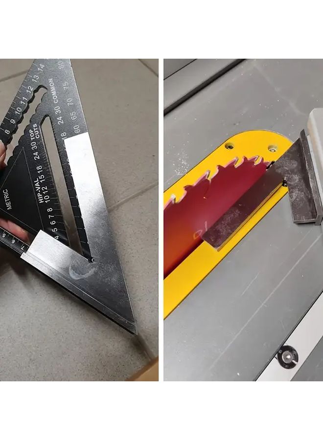 45 Degree Miter Square Machinist Engineer Square With Base DIN 875 2 Angle Ruler Hardened Steel 100x70 120x80 150x100 200x130mm Model 39.37inchx27.56inch - Image 5