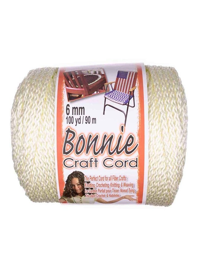 Craft County Bonnie Cord - 6mm Diameter - 100 Yards in Length (Ivory) - Image 1