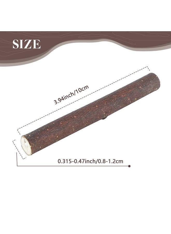 بليلي 60 حزمة 4 بوصة طويلة 0.3 0.5 بوصة في القطر الخشب سجل العصي الأغصان الطبيعية العصي الخشبية الحرفية العصي DIY بها بنفسك الحرف صور الدعائم المشاريع المدرسية مهرجان الديكور - Image 2