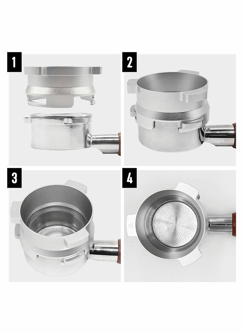 54mm Coffee Distributor, Espresso Accessories Aluminum Metal Dosing Cup