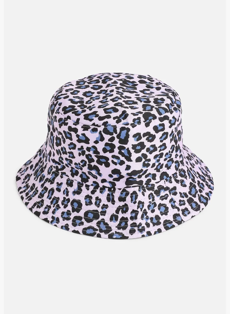 French Accent Casual Printed Fabric Bucket Hat For Men