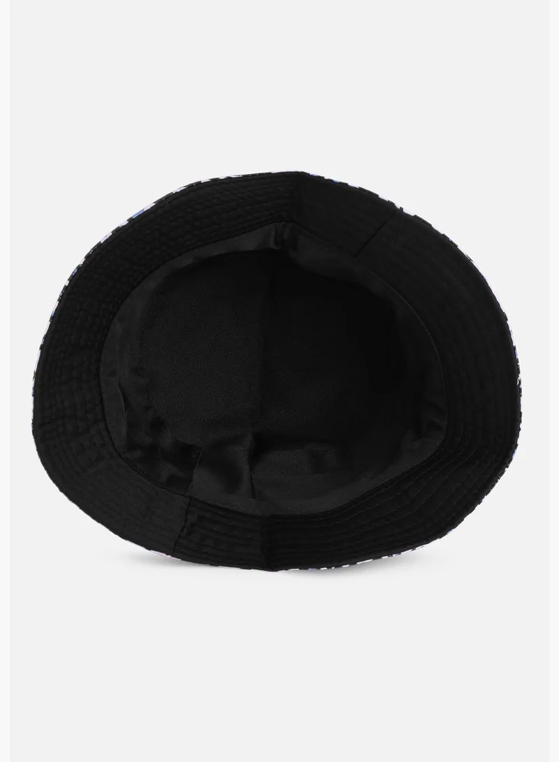 French Accent Casual Printed Fabric Bucket Hat For Men