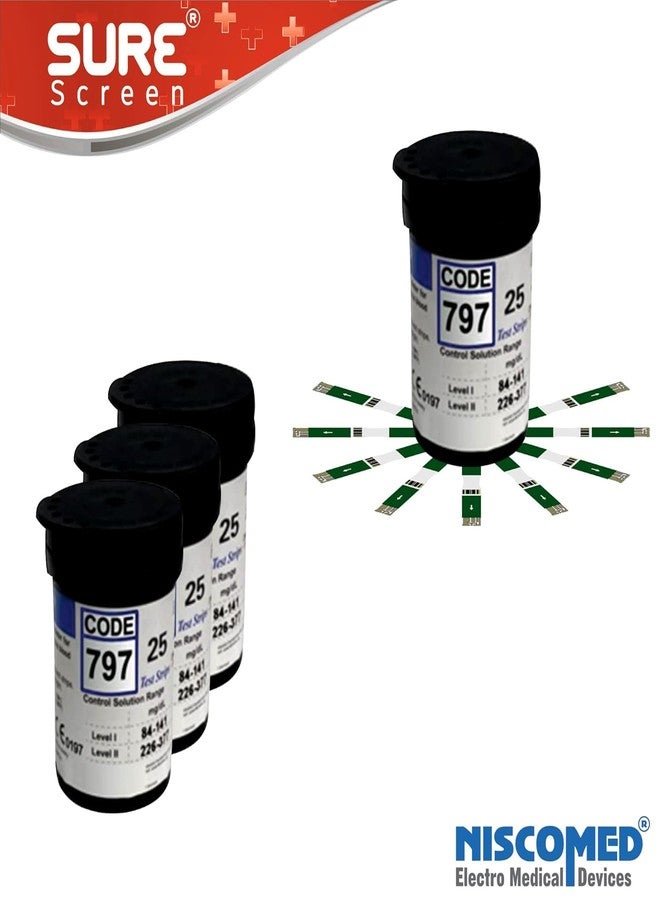 Niscomed Surescreen Blood Sugar Test Strips and Round Blood Lancets Only - Pack of 100 Test Strips and 100 Lancets Only (Use with niscomed surescreen monitor) - Image 5