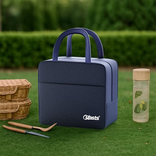 Crasts Insulated Travel Lunch/Tiffin/Storage Bag for Office, College & School Picnic & Lunch Bags (Blue) - Image 2