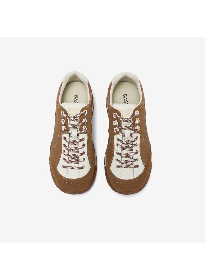 Basto 26 Spring Training Shoes Fashion Retro Women's Sports Casual Shoes W8088am6 Brown/ivory Size 36 - Image 2