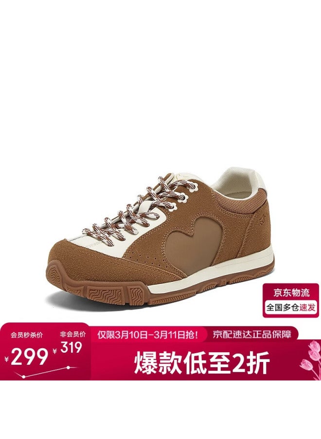 Basto 26 Spring Training Shoes Fashion Retro Women's Sports Casual Shoes W8088am6 Brown/ivory Size 36 - Image 1