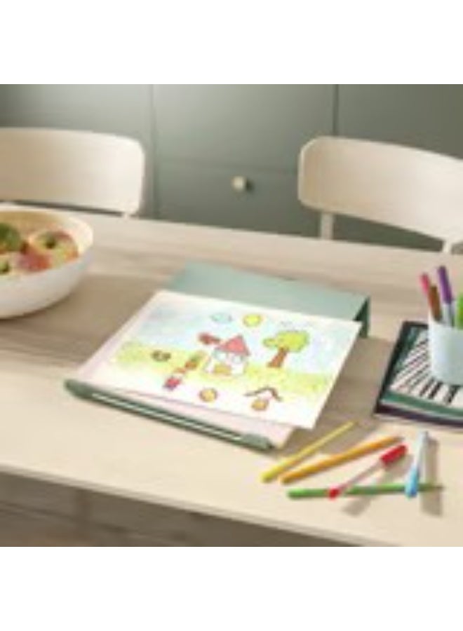 لوح الكتابة باللون الرمادي والأخضر الفاتح - Image 2